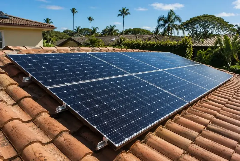 Installation de panneaux solaires à Routier